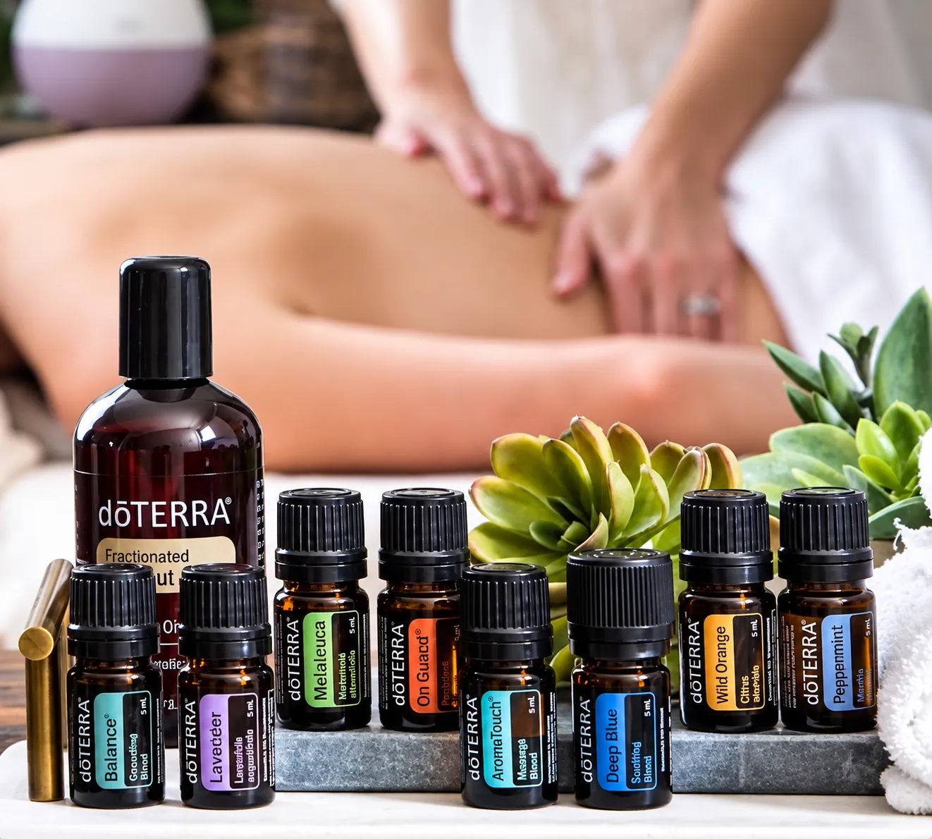 AromaTouch-Anwendung mit ätherischem Öl