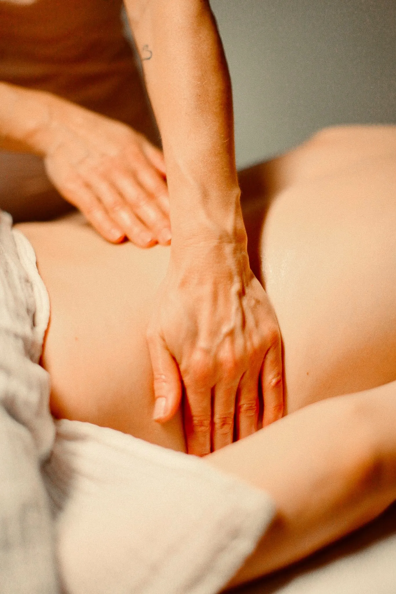 Wohltuende lösende Massage